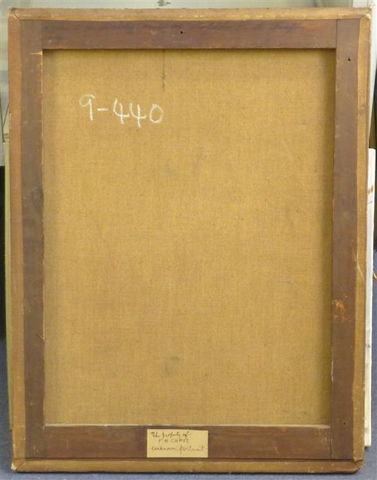 19th century English School Portrait of Sir John F.W. Herschel, 70 x 53cm, unframed